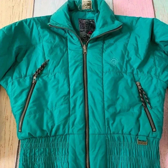 Vintage mountain goat jacket cropped puffer - Picture 2 of 11